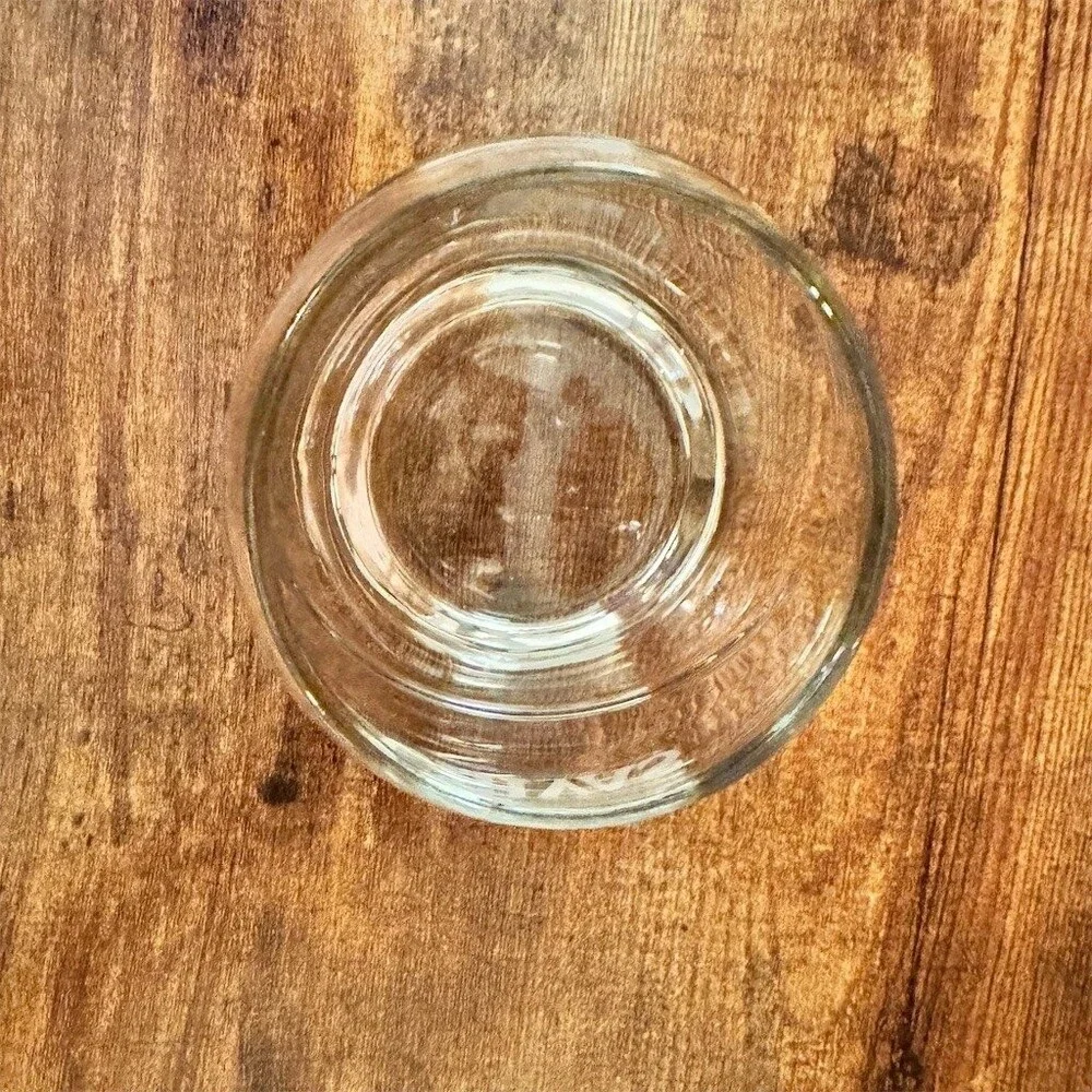 Chivas Regal Swirl Rocks Glass Lowball Tumbler Etched Logo Heavy Base
